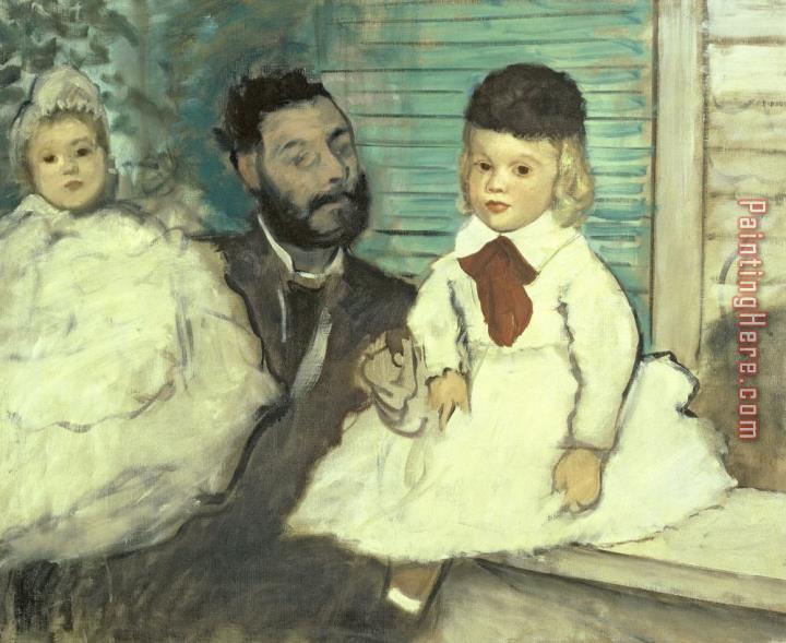 Edgar Degas Comte Le Pic and his Sons